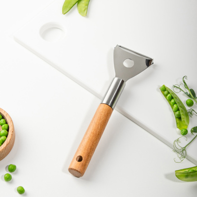 Овощечистка ЭКО, 18.5х5.5см, нерж.сталь, бук SATOSHI ЭКО (1/12/120)