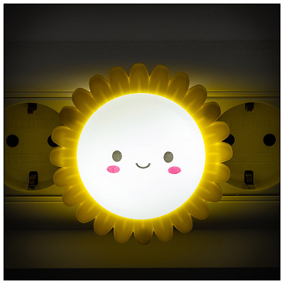 Лампа-Ночник Energy EN-NL-5 "Цветок" желтый стекл.(1)