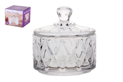 Ваза сервировочная 80мл 7х7 с/кр (стекло) (1/96)