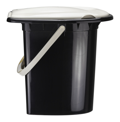 Ведро-туалет 16л Белый ротанг, пласт.  (1/8)