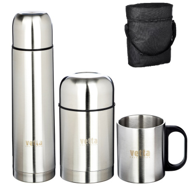 Набор походный (термос 1л "Буллет" + термоc суповой 0,75л + кружка 0,3л) в сумке VETTA (1/6)