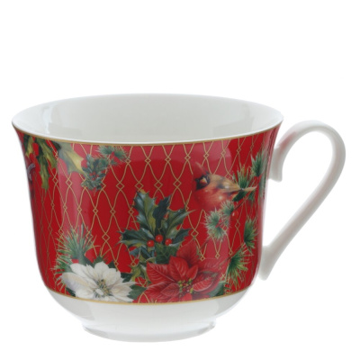 Кружка "Рождественский Вальс" 500мл, L13,5 W11 H9см (фарф.) (1/24)