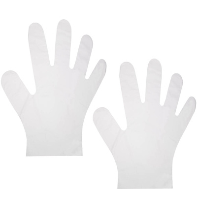 Перчатки полиэтиленовые 100шт р-р М VETTA (12/300)