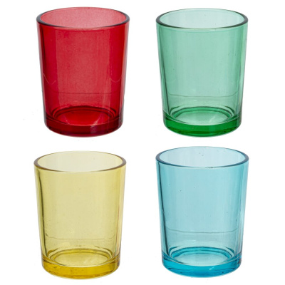 Подсвечник L5,5 W5,5 H7см (4в)(стекло)(40/160)