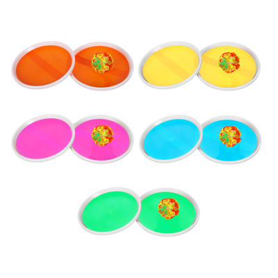 Набор поймай мяч детский (2тарелки +мяч на присоске) (пластик) (1/120)