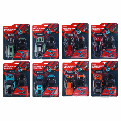 Машинка, разбивается при ударе, собирается обратно, АБС,18,2х5,2х25 см, 8диз ИГРОЛЕНД (1/72)