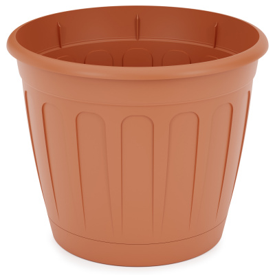 Горшок цв. "Дионис" 3,6л (коричневый) пласт.(уп.24)