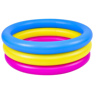 Бассейн детский надувной из трех колец 76*25см 66л Sunclub 10086-1(1/24)