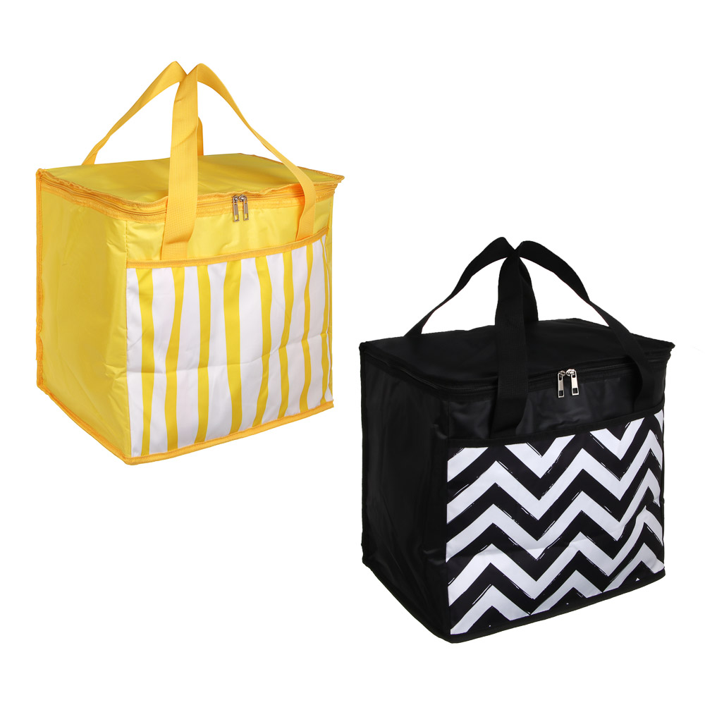 Термосумка 35л, 420D оксфорд, пенополиэт., фольга, 40х25х35см, хаки ЯРКОЕ ЛЕТО (2/24)