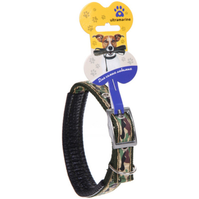 Ошейник д/собак "Zooland-Милитари" 2*48см Ultramarine (1/12)