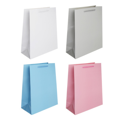 Пакет подарочный, 32x26x10см, бумага, арт.14, 4цв тм Fntastic (12/240)