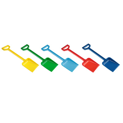 Лопатка детская д/игры в песке 47см, пластик, 5цв, д/детей 3+ ИГРОЛЕНД (1)