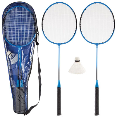 Набор для игры в бадминтон BdSet-04 (2 ракетки, 1 воланчик, в чехле)(пластик,мет.) (1)