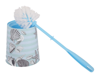 Ерш туалетный "Морской" круглый (с подст.) пласт.(уп.20)