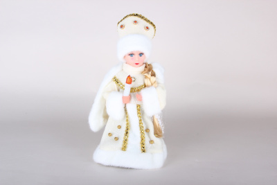 Фигурка 30х10х8см Снегурочка (полим.мат.текстиль) (1/12)