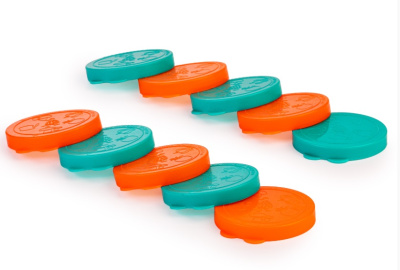 Набор крышек  хоз.10шт "Хозяюшка"пласт. (20)