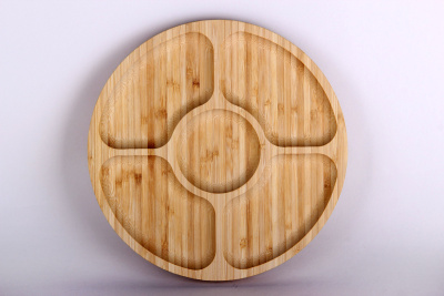 Блюдо сервировочное 25х25х1.7см бамб. (1/48)