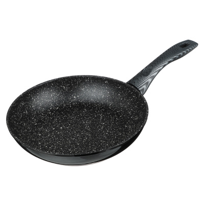 Сковорода 240мм SATOSHI Карбон АП,литая,мрамор, индукц (1/6)