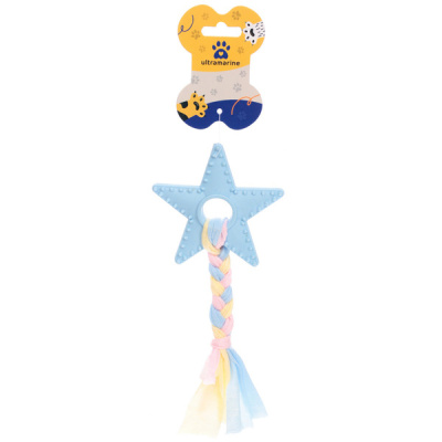 Игрушка д/собаки "Baby-Star" цвет голубой Ultramarine 18*7см (1/12)