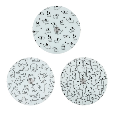 Тортовница 30см вращающаяся "Пэтс", стекло VETTA (1/9)