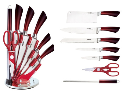 Набор ножей  8пр с подставкой (нжс).(6)