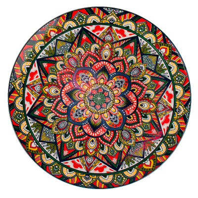 "Arabesque" Блюдо (синий) d=27см,h=3см (min6) (транспортная уп.) фрф. (6/24)