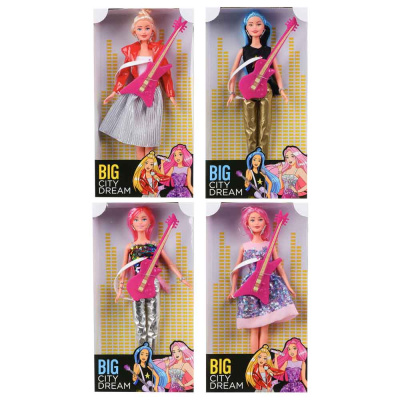 Кукла Любимая профессия с аксесс., 29см, 6-7пр, ABS, PVC, текстиль, 20х31х5см, 4 диз. ИГРОЛЕНД (1/4)