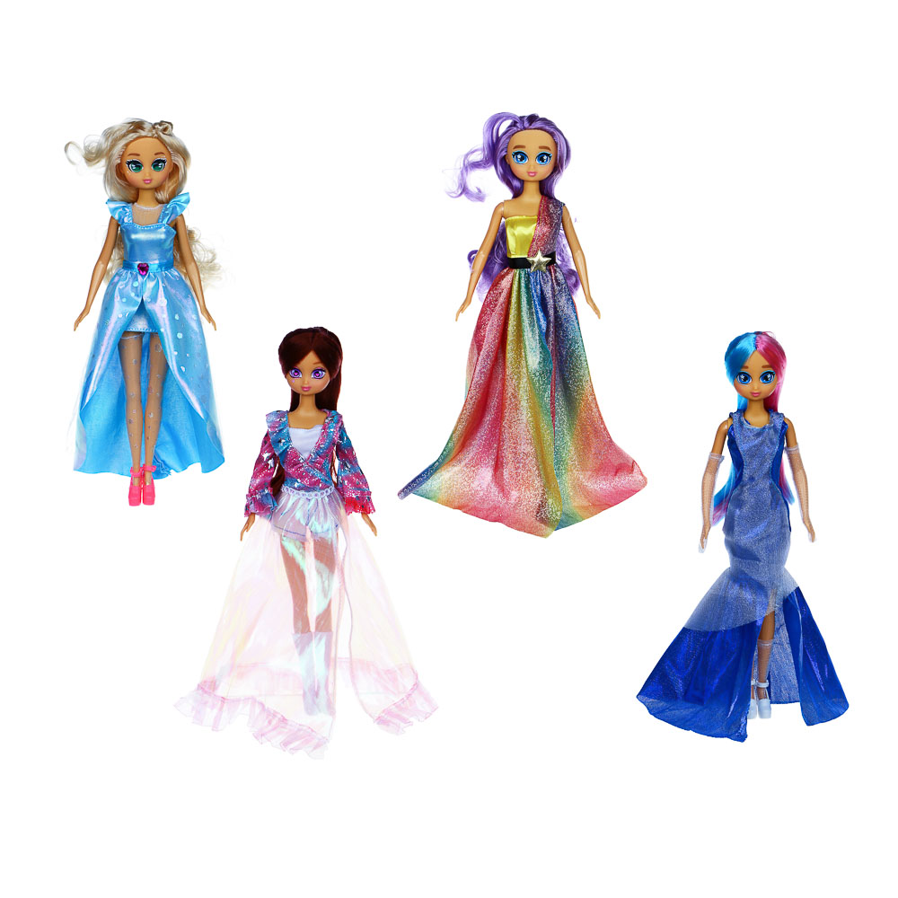 Кукла Fashion doll, 29см, PVC, полиэстер, 20х31х5см, 8 диз. ИГРОЛЕНД (1/24)