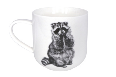 Кружка 450мл Raccoon ф.лиззи (фарф.) (12/48)