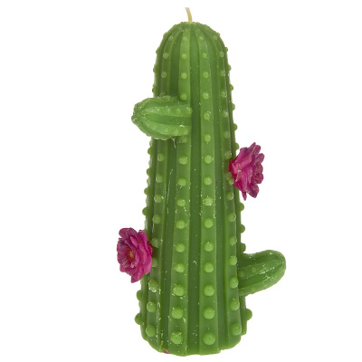 Свеча декоративная "Кактус" 10,5*10*19,5см. (парафин) (упаковочный пакет + транс упаковка)(1/24)