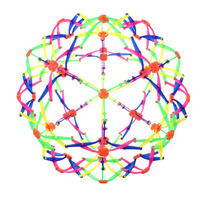 Игрушка в виде шара-трансформера,14см пластик,разноцв. (6/168)