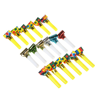 Набор языков-гудков 6шт,фольга,бумага,пластик,12 видовКапитанВесельчак (1/12/480)