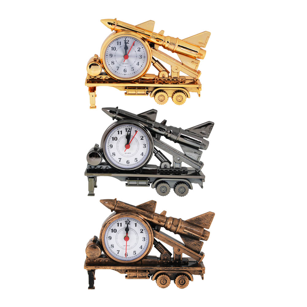 LADECOR CHRONO Будильник в виде зенитки 18х5х12см, 1хAA, пластик(1/3/90)