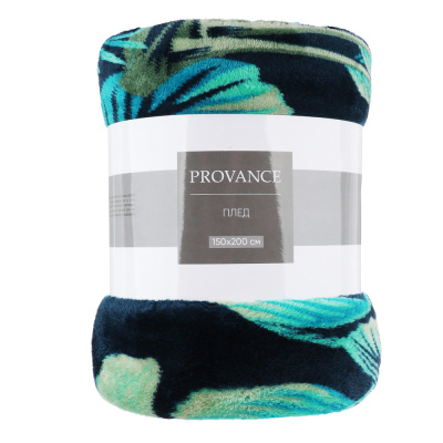 Плед микрофибра, 150х200см, 230гр/м, зеленый PROVANCE (4/16)
