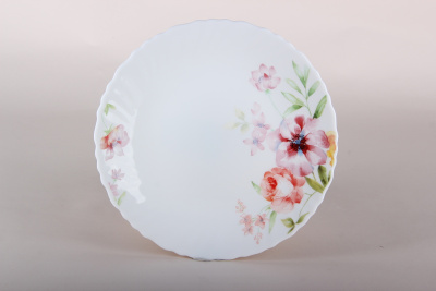 Тарелка 19см Аврора плоская (фарф.) (6/72)