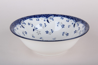 Салатник 550мл 18см Лён (фарф.) (12/72)