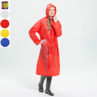 Дождевик 100*63см INBLOOM ПВХпластик (4цв) (1/4/96)