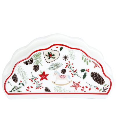 Салфетница "Edinburgh" 13х4,5х7см. (min 4) (без упаковки) Фарф.(4/32)