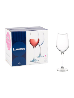 Набор бокалов 350мл 6пр д/вина Селест стекло (1/2)
