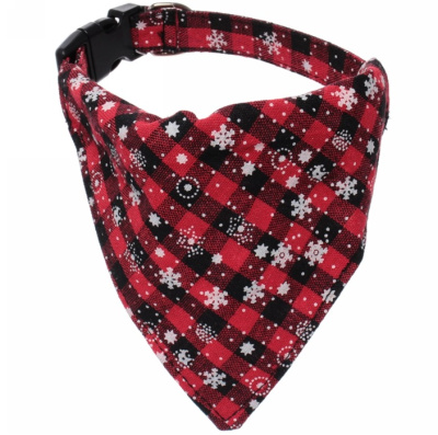 Ошейник - бандана для питомца "МурГаф",1,5*34см, цв.красный (1/10)