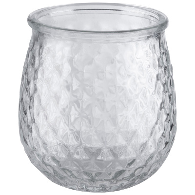 Стакан для ванной комнаты CRYSTALITE 8,5*8,5*9 см (стекло), прозрачный (1/24)
