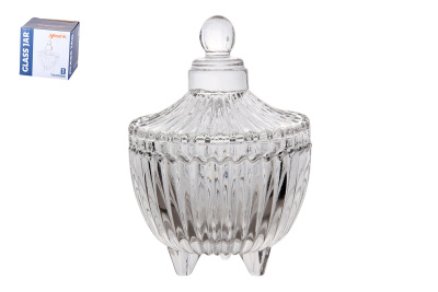 Ваза сервировочная с крышкой 6,5х10см (1/96)