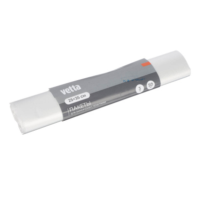 Пакет д/заморозки с хомутами,50шт,250*350мм, в рулоне,16мкм (1/10/120)