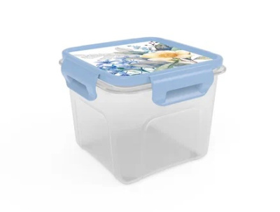 Контейнер квадратный Цветущий сад 0,6л (1/12)