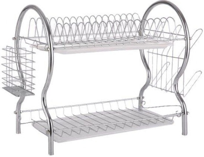 Сушилка для посуды 43*25*37.5см , (пласт.под.,хром.покр.,нжс) (8)
