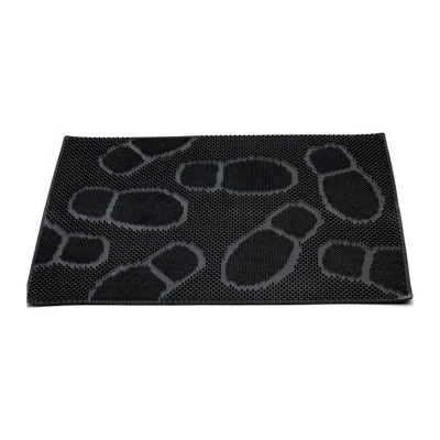 Коврик 40х60см фактурный придверный Fotspar резиновый черный Blabar (1/20)