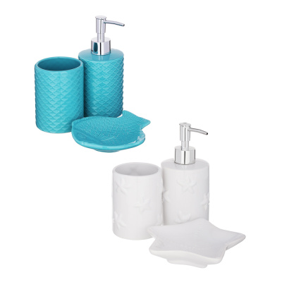 Набор для ванной комнтаты 3пр VETTA "Лагуна" (2диз) (керам)(1/12)