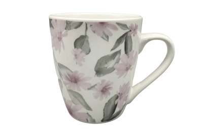 "Ofelia pink" Кружка 340мл  фарф (6/48)