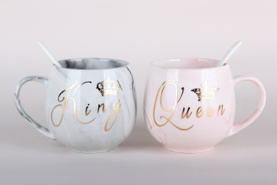 Набор кружек 350мл 2пр п/уп (фарф.) (1/36)