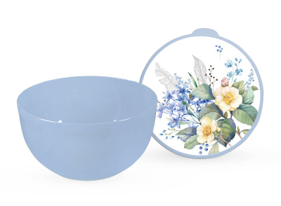 Миска с крышкой Цветущий сад 3л (1/9)